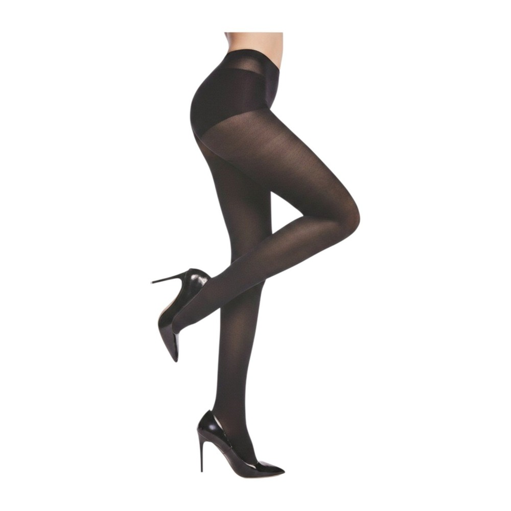 RubyRunk Classic Womens Fashion Pantyhose 2 Pair 40D Dark Skin Color Control Top